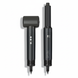 Secador modelador 7 em 1 Pro Brushless com motor 110000 RPM e tecnologia air wrapping para cachos perfeitos