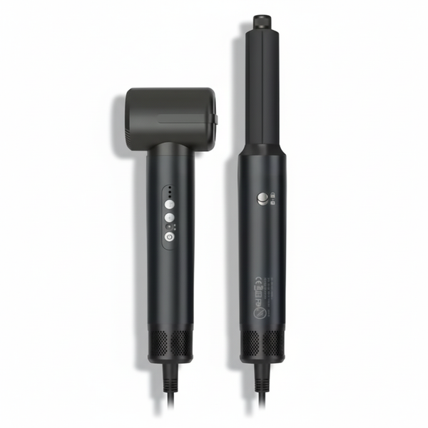 Secador modelador 7 em 1 Pro Brushless com motor 110000 RPM e tecnologia air wrapping para cachos perfeitos