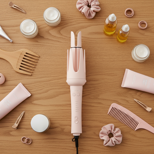 Modelador automático 5 em 1 Curl com controle digital de temperatura e 3 rolos intercambiáveis para cachos