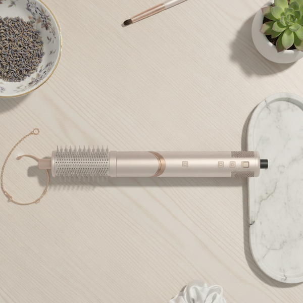 Secador modelador 6 em 1 Pro Íon com auto curler, escovas térmicas e tecnologia de íons negativos