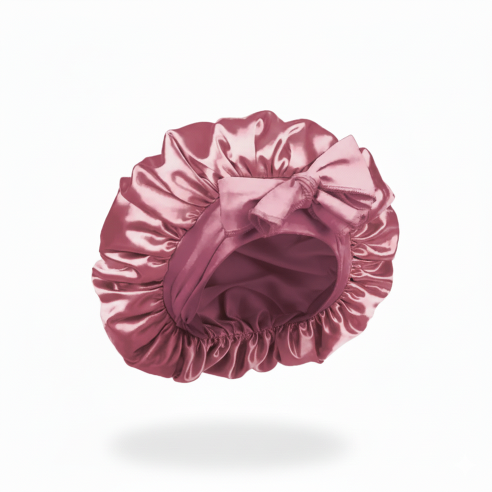 Touca de cetim para dormir com proteção noturna capilar e controle de frizz Sleep Care