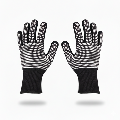 Luvas térmicas anti-queimadura Heat Shield para proteção profissional com chapinha e modelador