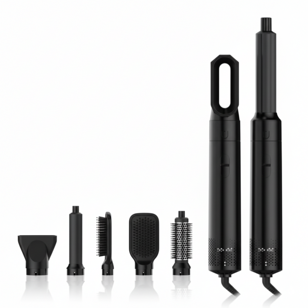 Secador modelador 5 em 1 Pro Cachos com cachos automáticos e 3 níveis de temperatura 61-140°C bivolt