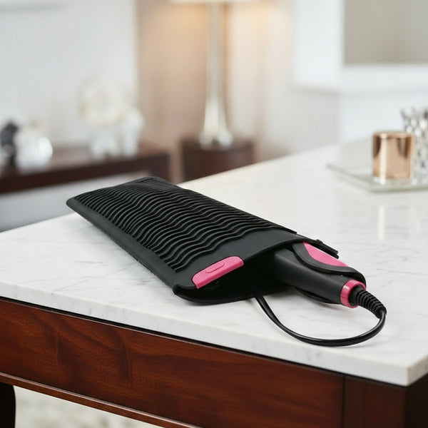 Tapete térmico de silicone para proteção de chapinha, babyliss e ferramentas de styling