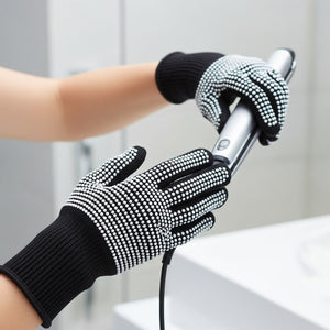 Luvas térmicas anti-queimadura Heat Shield para proteção profissional com chapinha e modelador