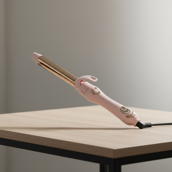 Modelador giratório automático Pro 3 Barris com display LCD e controle de temperatura 120-230°C profissional