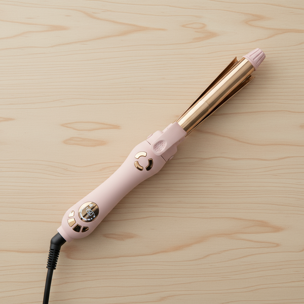 Modelador giratório automático Pro 3 Barris com display LCD e controle de temperatura 120-230°C profissional