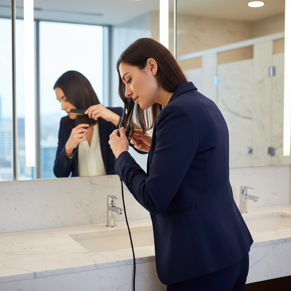 Mini Alisador 2 em 1 - Precision Style - Retoque no Trabalho Corrigido