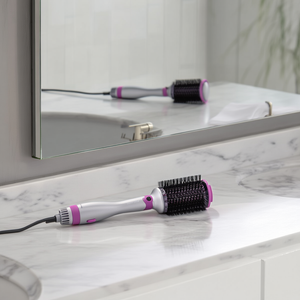 Escova de ar quente Pro Multi 1200W com 4 cabeças intercambiáveis e tecnologia de íons negativos bivolt
