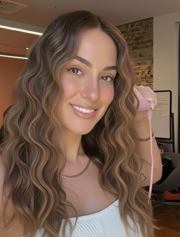 Cliente usando o produto