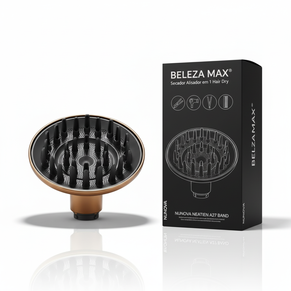 Difusor grande para Airwrap com secagem rápida e definição profissional de cachos
