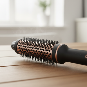 Escova volumizadora Pro Íon com 50 milhões de íons negativos, cerâmica turmalina e controle anti-frizz
