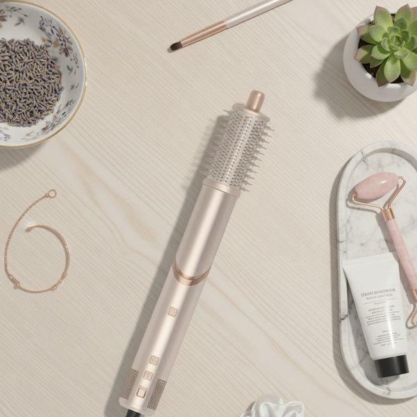 Secador modelador 6 em 1 Pro Íon com auto curler, escovas térmicas e tecnologia de íons negativos
