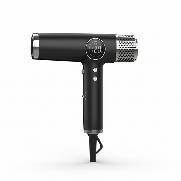 Secador profissional 5 em 1 Aero com display LCD, motor 110000 RPM e tecnologia iônica para secagem rápida
