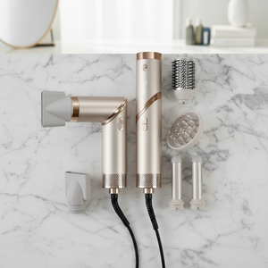 Modelador triplo ondas Triple Wave com 3 barris de turmalina cerâmica e tecnologia de íons negativos
