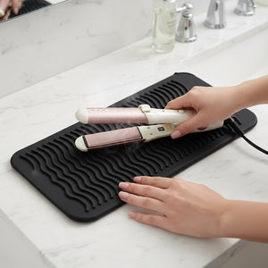 Tapete térmico de silicone para proteção de chapinha, babyliss e ferramentas de styling
