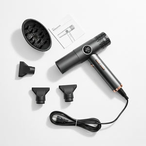 Secador profissional Velocity com display LCD, motor 110000 RPM e tecnologia iônica para secagem rápida
