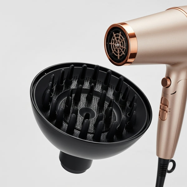 Difusor universal para cachos Curl Boost com definição profissional e secagem rápida inteligente
