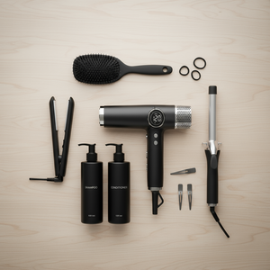 Secador profissional 5 em 1 Aero com display LCD, motor 110000 RPM e tecnologia iônica para secagem rápida
